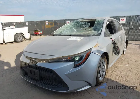 2021 Toyota Corolla Le z USA, uszkodzony, nr VIN JTDEPMAE9MJ142298